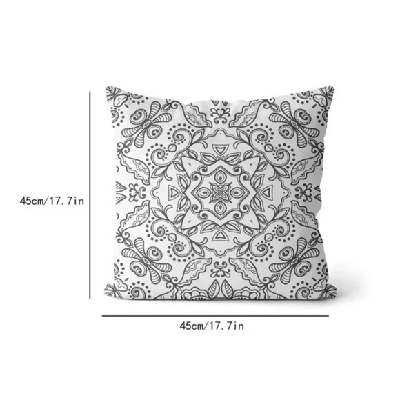 Modern Chabby Chic Accent Pillow Cover - Picture 2 of 5